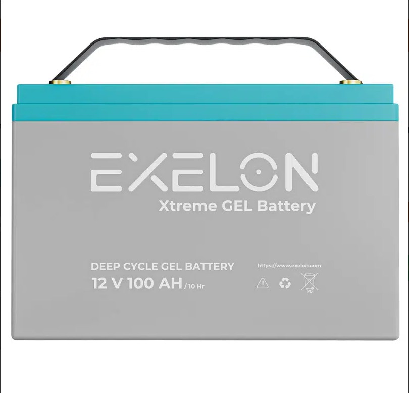 Exelon 12 Volt 100 Amper Jel Akü Derin Döngü 